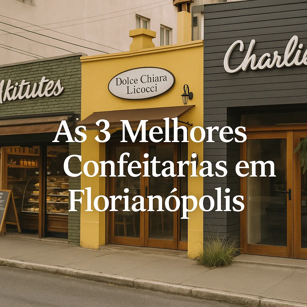As 3 Melhores Confeitarias em Florianópolis