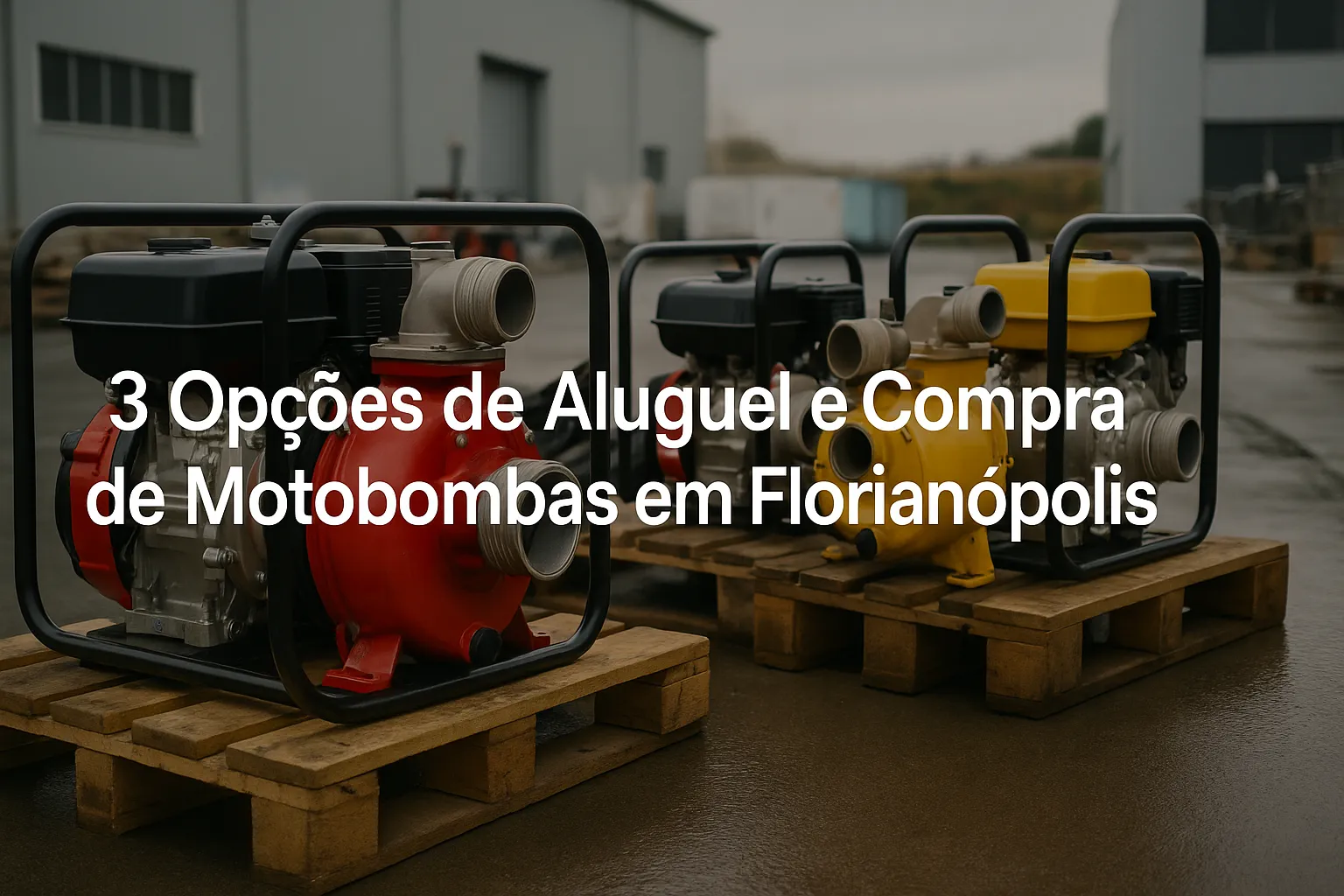 3 Opções de Aluguel e Compra de Motobombas em Florianópolis 3 Opções de Aluguel e Compra de Motobombas em Florianópolis