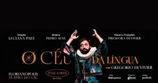 Gregório Duvivier apresenta O Céu da Língua no Teatro Ademir Rosa de 27 a 1º de março