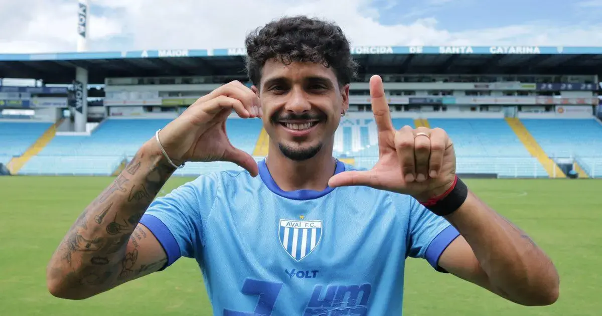 (Foto: ND Mais / Divulgação) Daniel Penha marca gols e homenageia esposa em tratamento de câncer no Avaí