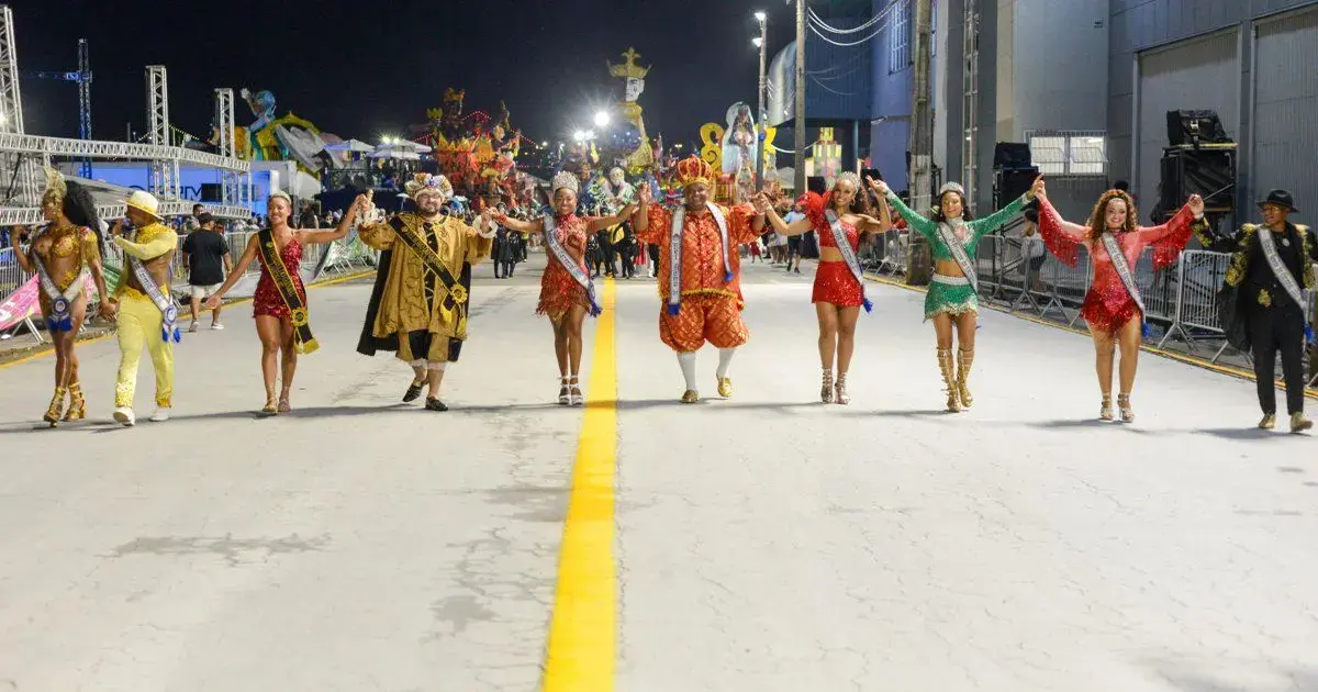(Foto: ND Mais / Divulgação) Desfile das Campeãs encerra Carnaval 2026 em Florianópolis