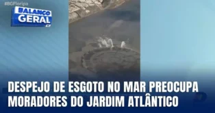 Esgoto no mar preocupa moradores do Jardim Atlântico em Florianópolis