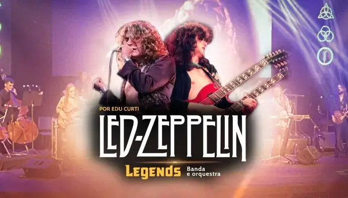 (Foto: Site Floripa / Divulgação) Led Zeppelin Legends in Concert com Edu Curti em Florianópolis