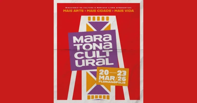 (Foto: Site Floripa / Divulgação) Maratona Cultural de Florianópolis 2026 no dia 21 de março
