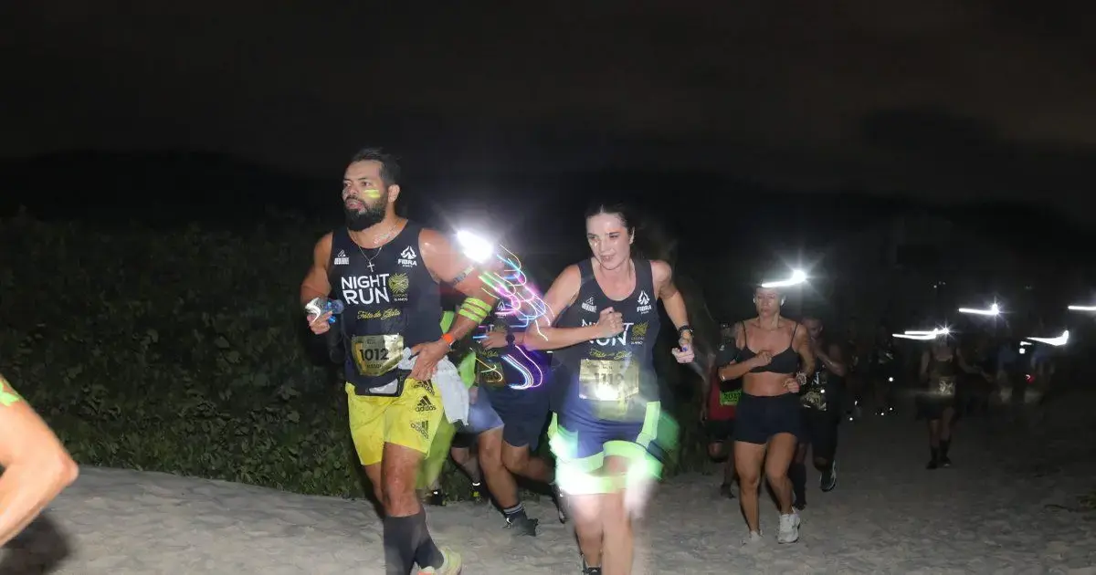 (Foto: ND Mais / Divulgação) Night Run Costão celebra 15 anos em Florianópolis com 2500 atletas