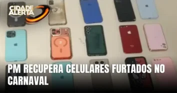PM recupera celulares furtados durante o Carnaval na Grande Florianópolis