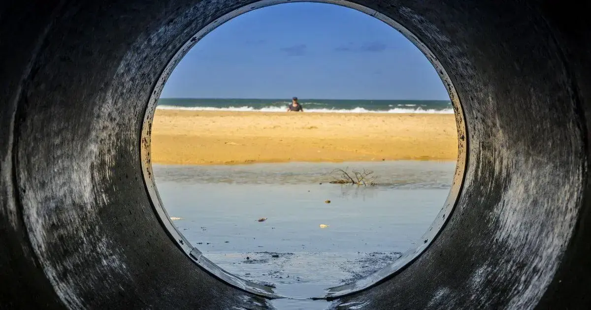 (Foto: ND Mais / Divulgação) Investimento de R$ 4,6 milhões promete melhorar balneabilidade na Praia do Balneário