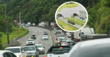 Entrave na BR-101 ameaça obra no Morro dos Cavalos