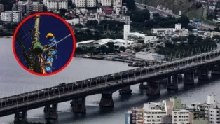 Furto de Fios Afeta Iluminação da Ponte Colombo Salles em Florianópolis