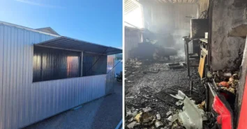 Incêndio destrói lanchonete recém-inaugurada em São José