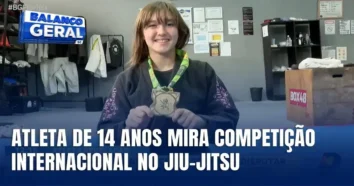 Jovem atleta Lavinia Lacerda se destaca no jiu-jitsu nacional
