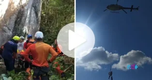 Trilheiro sofre queda de 20 metros em Florianópolis