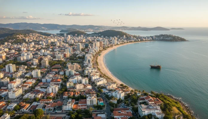 Trânsito congestionado em Canasvieiras durante o Ironman em 31 de maio