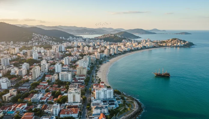 Vista panorâmica de Canasveiras com novos projetos urbanísticos em destaque