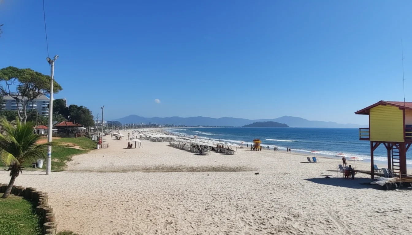 Competidores se preparam nas praias de Canasvieiras para o grande evento