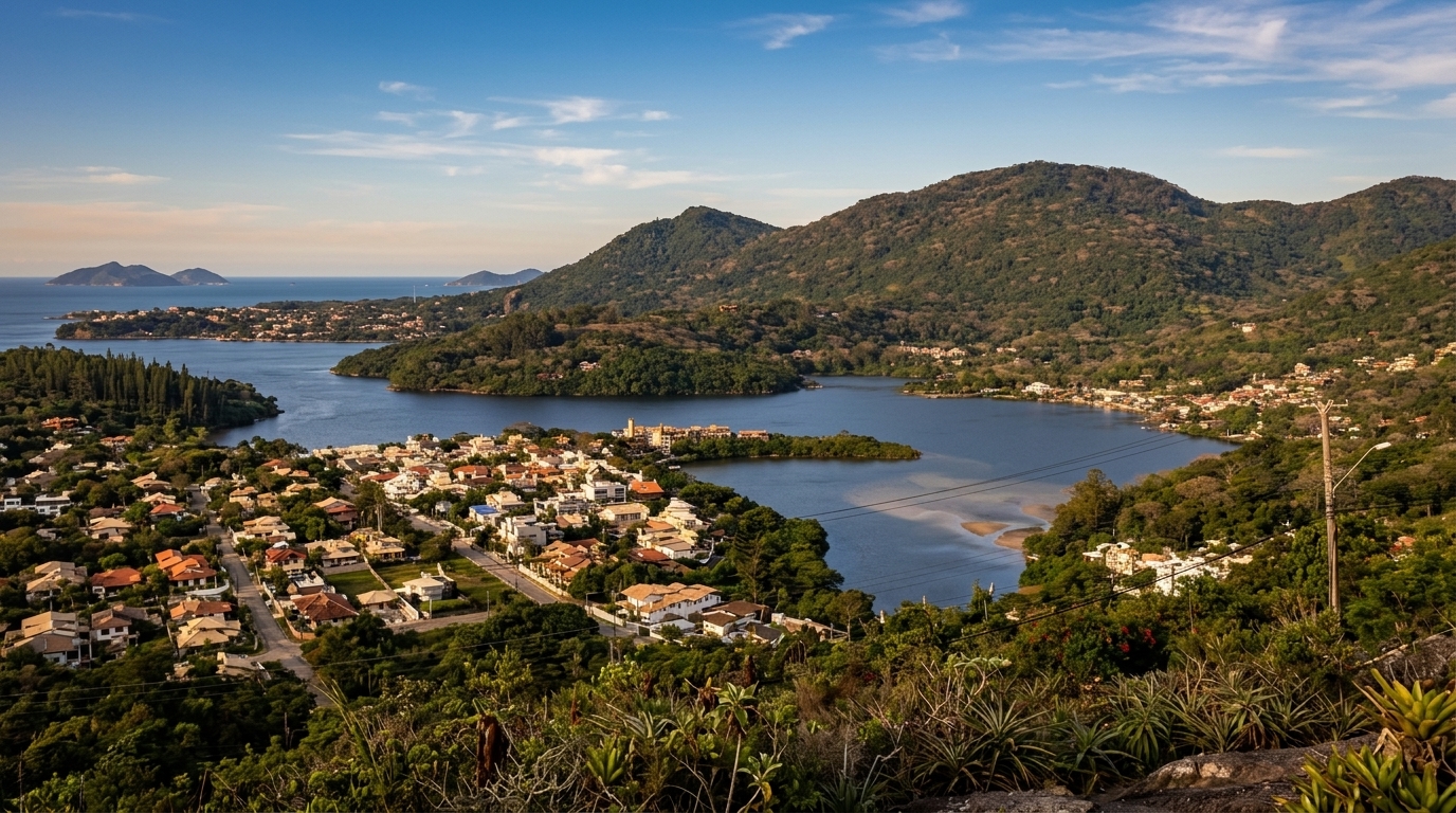 Cais vazio em Florianópolis refletindo a interrupção do transporte aquaviário